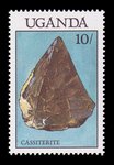 Cassit�rite (timbre) - Ouganda - 1988 -- 12/07/08