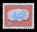 Azurite (timbre) - Suisse - 1960 -- 22/07/08