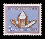 Quartz fum� (timbre) - Suisse - 1960 -- 22/07/08