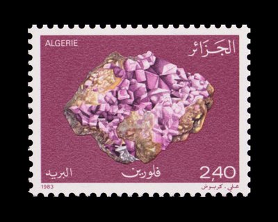 Fluorine (timbre) - Algérie - 1983 -- 29/06/08 Fluorine (timbre) - Algérie - 1983 -- 29/06/08