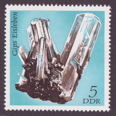 Gypse (timbre) - Allemagne de l'Est - 1972 -- 26/06/08 Gypse (timbre) - Allemagne de l'Est - 1972 -- 26/06/08