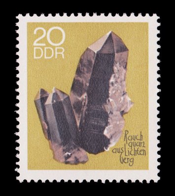 Quartz fumé - Allemagne de l'Est - 1969 -- 29/07/08 Quartz fumé - Allemagne de l'Est - 1969 -- 29/07/08