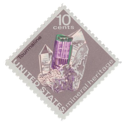 Tourmaline (timbre) - Etats-Unis - 1974 -- 05/07/08