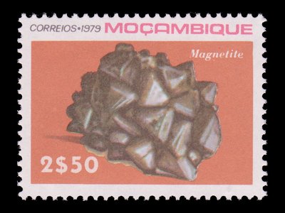 Magnétite (timbre) - Mozambique - 1979 -- 03/09/08 Magnétite (timbre) - Mozambique - 1979 -- 03/09/08