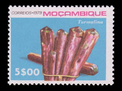 Tourmaline (timbre) - Mozambique - 1979 -- 03/09/08 Tourmaline (timbre) - Mozambique - 1979 -- 03/09/08