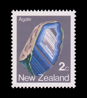 Agate (timbre) - Nouvelle Zélande - 1982 -- 26/06/08 Agate (timbre) - Nouvelle Zélande - 1982 -- 26/06/08