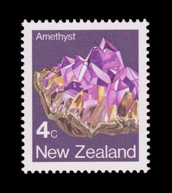 Améthyste (timbre) - Nouvelle Zélande - 1982 -- 26/06/08 Améthyste (timbre) - Nouvelle Zélande - 1982 -- 26/06/08