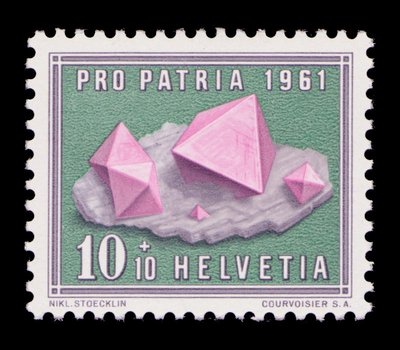 Fluorine (timbre) - Suisse - 1961 -- 22/07/08 Fluorine (timbre) - Suisse - 1961 -- 22/07/08
