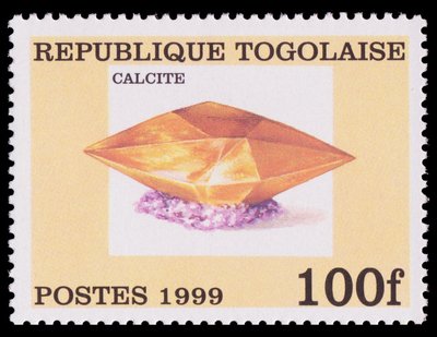 Calcite (timbre) - Togo - 1999 -- 06/08/08 Calcite (timbre) - Togo - 1999 -- 06/08/08
