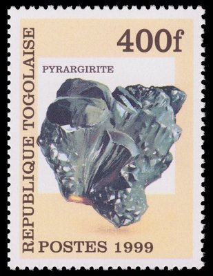 Pyrargirite (timbre) - Togo - 1999 -- 06/08/08 Pyrargirite (timbre) - Togo - 1999 -- 06/08/08