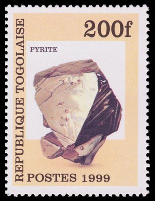 Pyrite (timbre) - Togo - 1999 -- 06/08/08 Pyrite (timbre) - Togo - 1999 -- 06/08/08