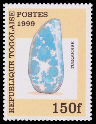 Turquoise (timbre) - Togo - 1999 -- 06/08/08 Turquoise (timbre) - Togo - 1999 -- 06/08/08